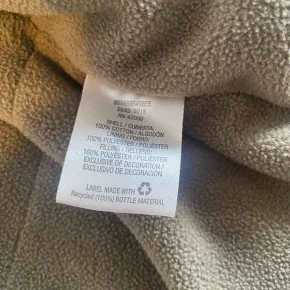 Northwest Outsoor Adventure Fill Zip Cotton Vest Tan Men’s Large Preowned - Picture 5 of 7